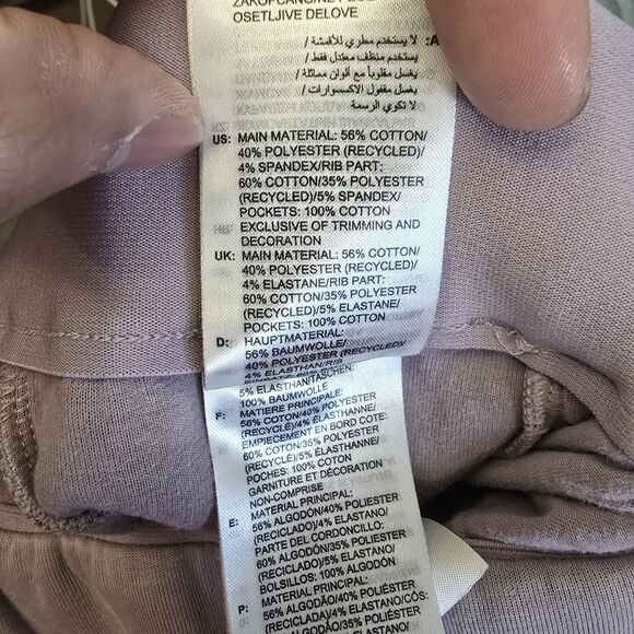 Adidas Jogger Pants Large ZNE Woven Pants Joggers Purple High Waist Trackpants - Picture 10 of 13